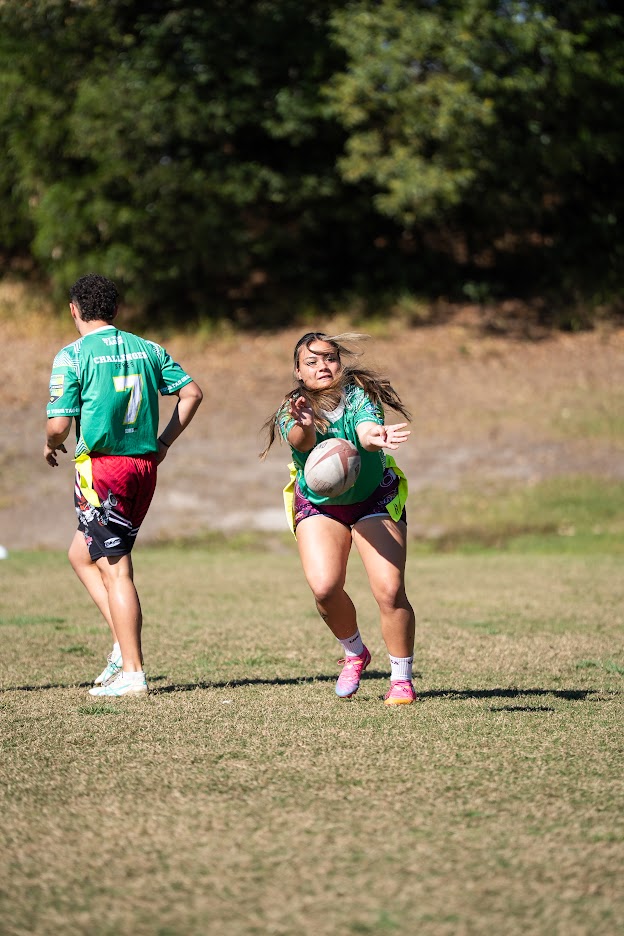 Female Tag player in action at a Challenger Series event